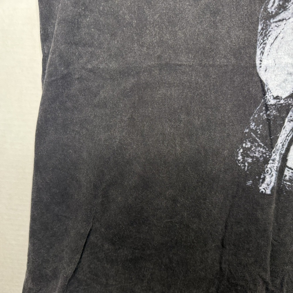 Post Malone Size Large Black Acid Wash Cowboy Dallas Tee Comfort Colors - Picture 6 of 10